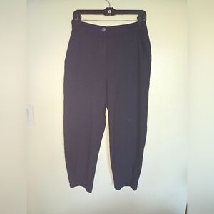 Zara Women Navy Blue Pants Size S